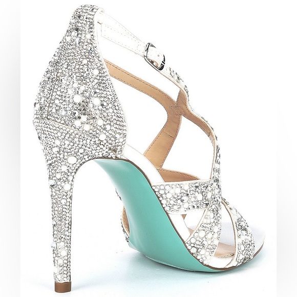 LAST PAIR! New BETSEY JOHNSON  stilettos  392tn - Picture 6 of 8